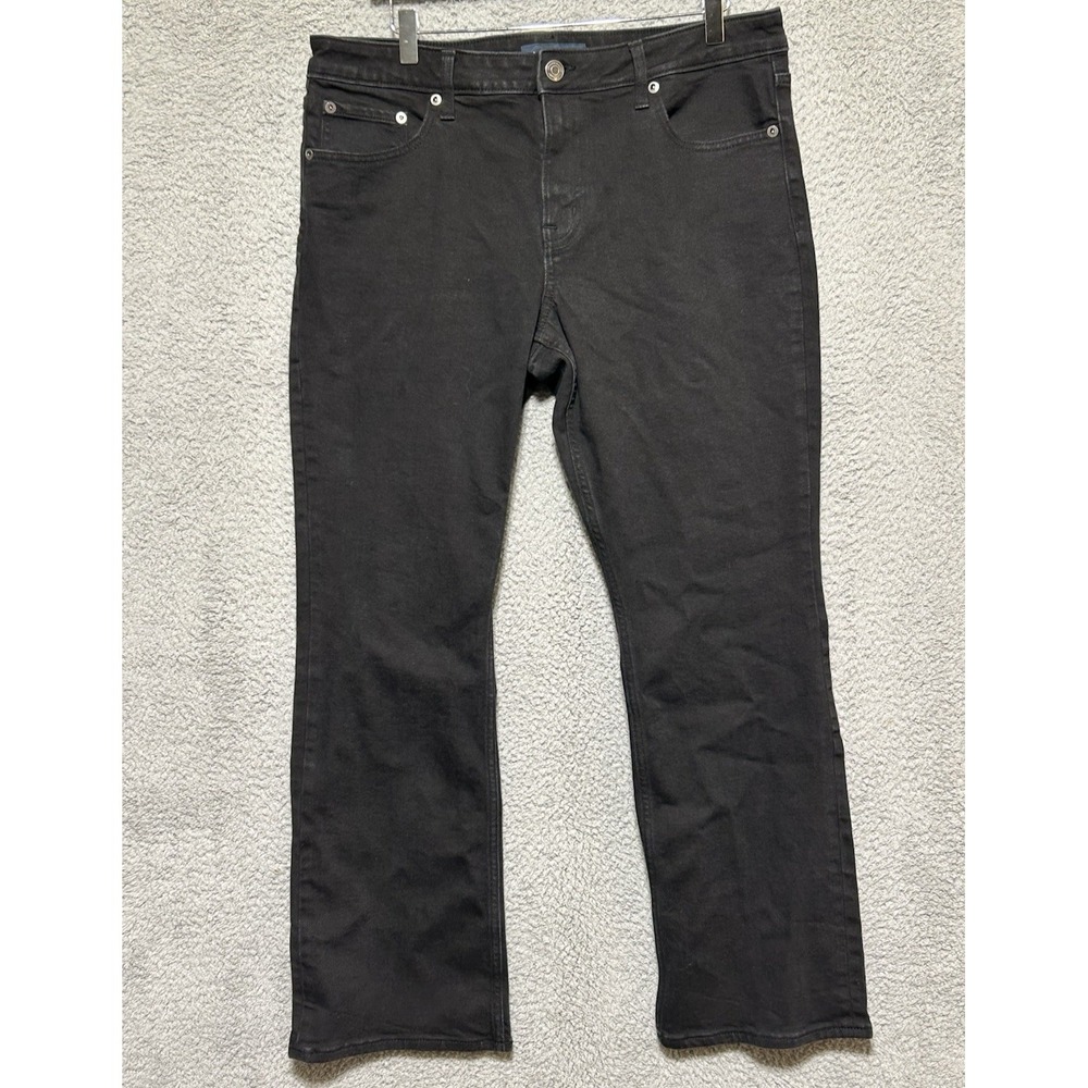 Aeropostale Mid Rise Boot Cut Black Jeans Womens Sz 16 Regular EUC